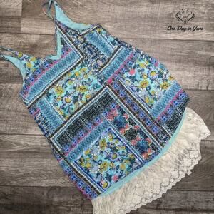 Umgee Sheer Spring Dress Size S